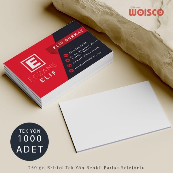Eczane Kartvizit 1000 Adet (Model M031) - Eczacı Kartvizit Bastırma