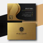 Kurumsal Avukat Hukuk Bürosu Kartvizit 1000 Adet (Model M009)