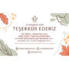 Teşekkür Kartı Baskı 1000 Adet (Model M052)