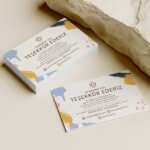 Teşekkür Kartı / Kupon Kartı 1000 Adet (Model M041)