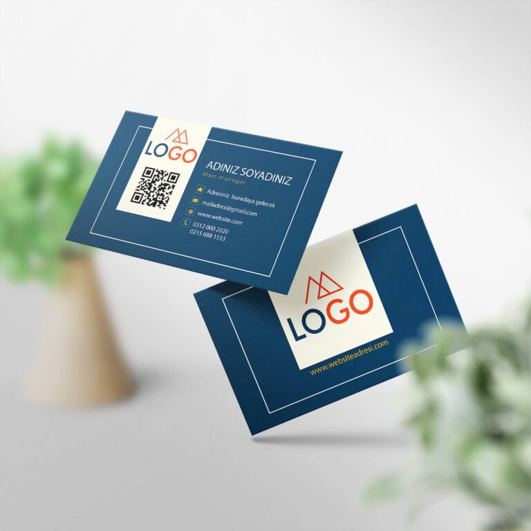 Kartvizit 1000 Adet Tek ve Çift Yönlü Baskı (Model M118)