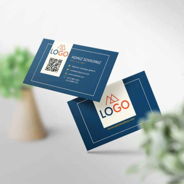 Kartvizit 1000 Adet Tek ve Çift Yönlü Baskı M118