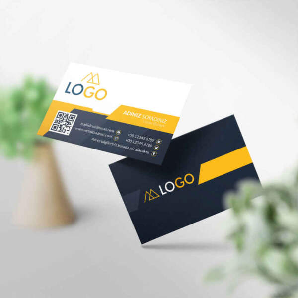 Kartvizit 1000 Adet Tek ve Çift Yönlü Baskı M119