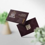 Emlakçı Kartvizit 1000 Adet Baskı (Model M089)