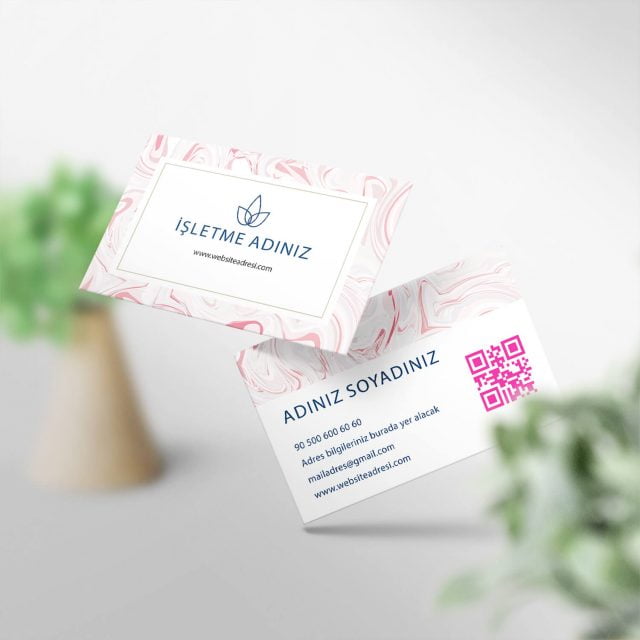 Çiçekçi Kartvizit 1000 Adet Baskı (Model M0101)