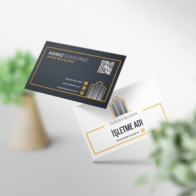 Emlakçı Kartvizit Baskı (M0106)