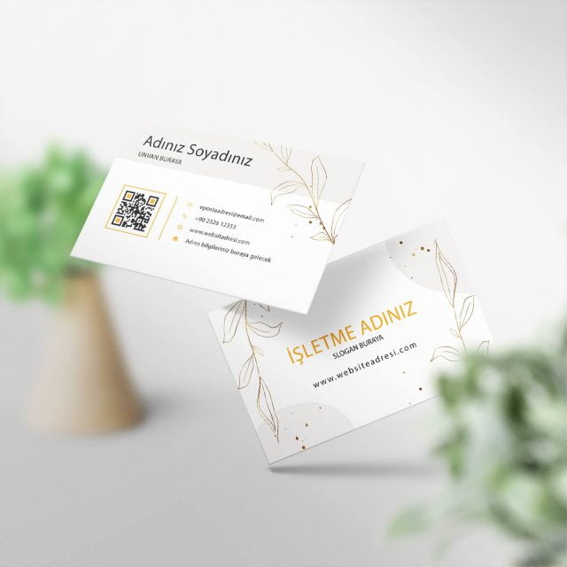 Kuyumcu Kartvizit 1000 Adet Baskı (Model M0107)