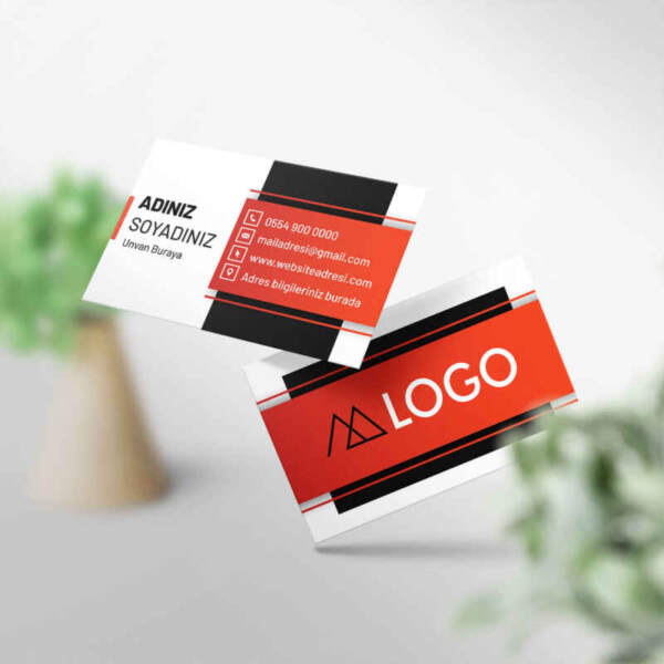 Kartvizit 1000 Adet Tek ve Çift Yönlü Baskı M114