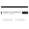 Kartvizit Baskı 1000 Adet Tek ve Çift Yönlü (M071)