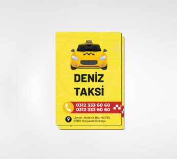Taksici Magnet 1000 Adet