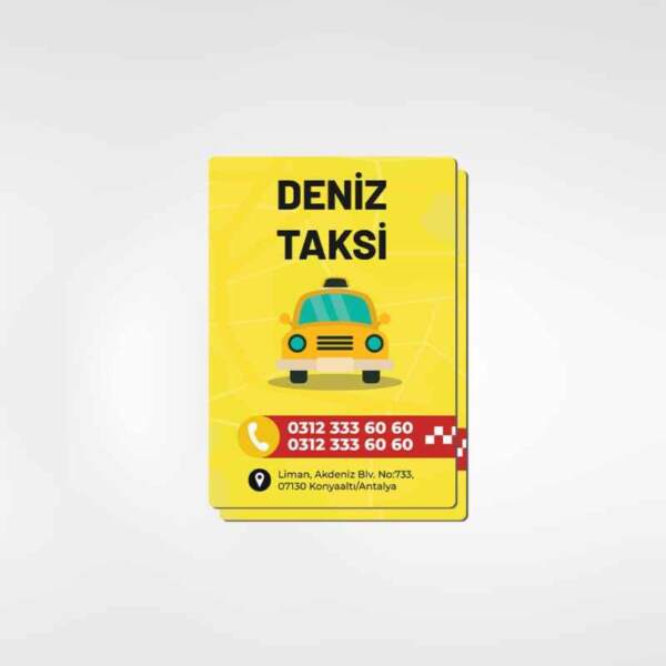 Mıknatıslı Kartvizit (Magnet Baskı)