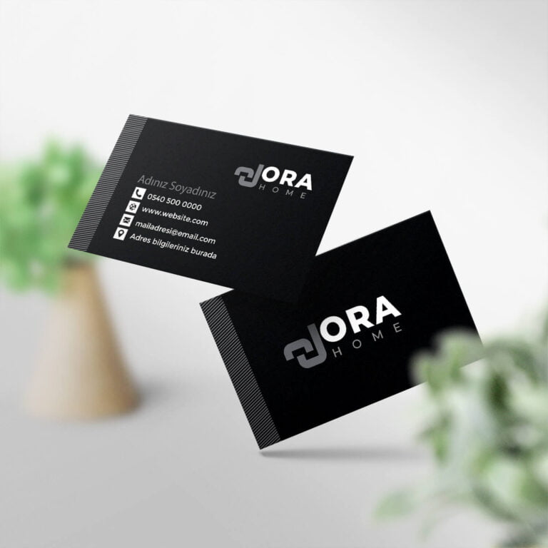 Kartvizit 1000 Adet Tek ve Çift Yönlü Baskı (Model M206)