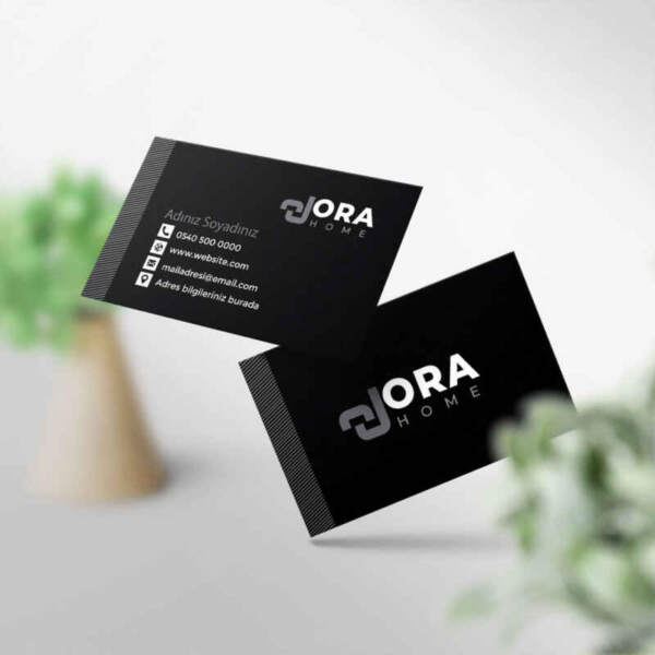 Kartvizit 1000 Adet Tek ve Çift Yönlü Baskı (Model M206)