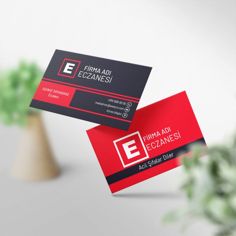 Eczane Kartvizit 1000 Adet Baskı (Model M194)