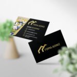 Emlakçı - Gayrimenkul Kartvizit 1000 Adet Baskı (Model M188)