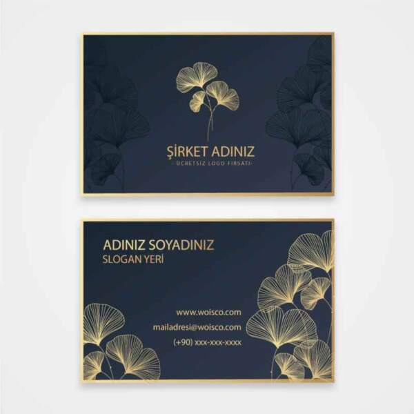 Kartvizit 1000 Adet Tek ve Çift Yönlü Baskı (Model M177)