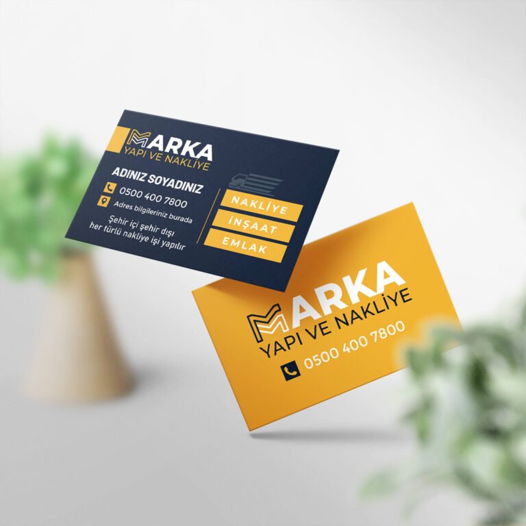 Nakliyeci Kartvizit 1000 Adet Baskı (Model M207)
