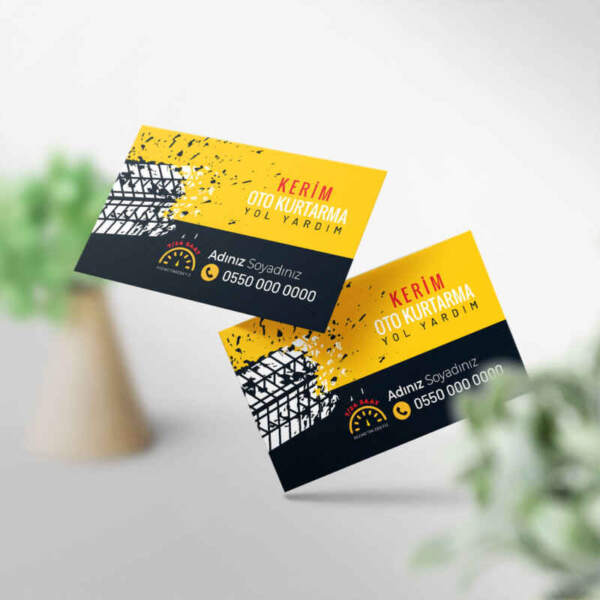 Oto Kurtarma Kartvizit 1000 Adet Baskı (Model M151)