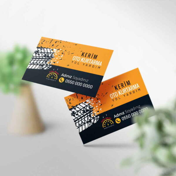 Oto Kurtarma Kartvizit 1000 Adet Baskı (Model M209)