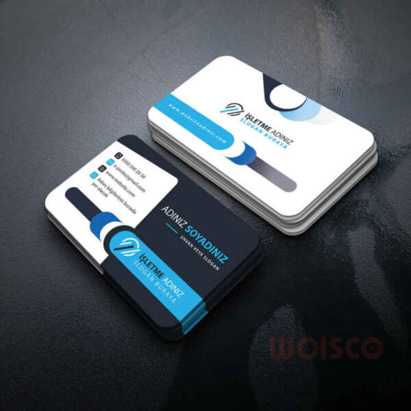 Kartvizit Tek ve Çift Yönlü Baskı Oval kesim