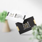 Emlakçı - Gayrimenkul Kurumsal Kartvizit Baskı (Model M157)