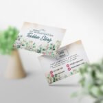 Teşekkür Kartı Baskı Çiçek Temalı No:6