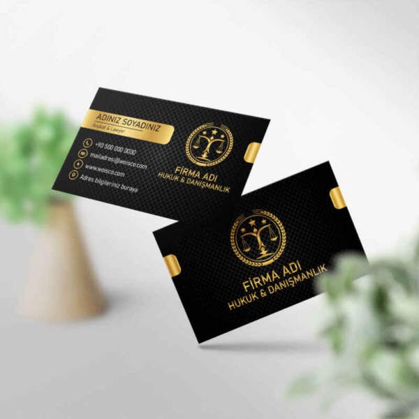 Avukat Kartvizit 1000 Adet Baskı M220 Kartvizit Bastırma