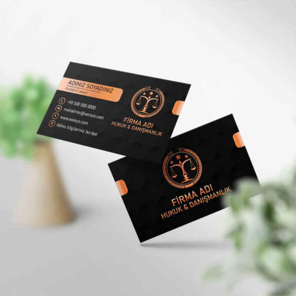 Avukat 1000 Adet Kartvizit Baskı M215 Kartvizit Bastırma