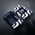 700gr Çift Yönlü Oval Kesim Sıvama Kartvizit M226