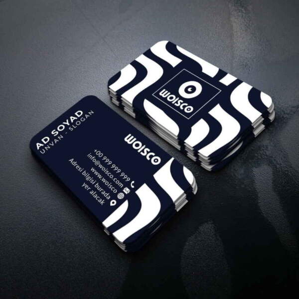 700gr Çift Yönlü Oval Kesim Sıvama Kartvizit M226