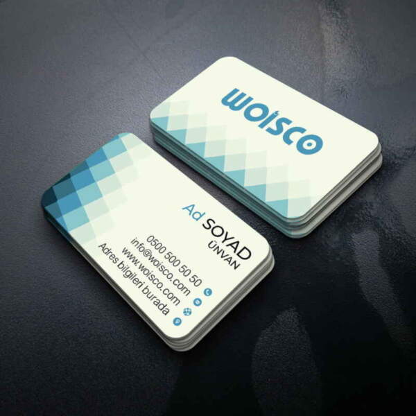 700gr Çift Yönlü Oval Kesim Sıvama Kartvizit M223