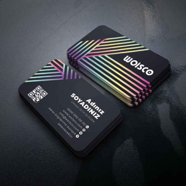 700gr Çift Yönlü Oval Kesim Sıvama Kartvizit M233