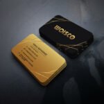 Altın Rengi Kartvizit Baskı MN101