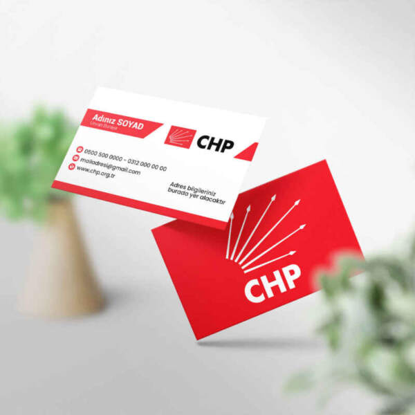 CHP Kartvizit Baskı (Model M0009)