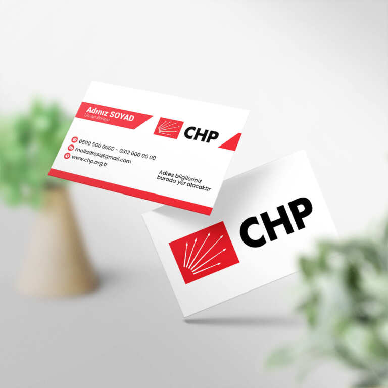 CHP Kartvizit Baskı (Model M00010)