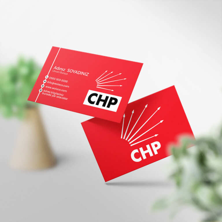 CHP Kartvizit Baskı (Model M00013)