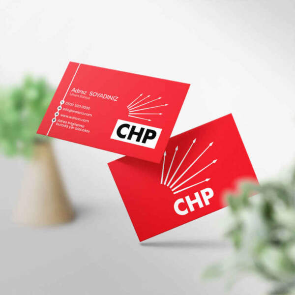 CHP Kartvizit Baskı (Model M00013)