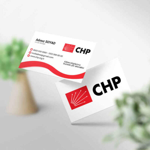CHP Kartvizit Baskı (Model M0004)