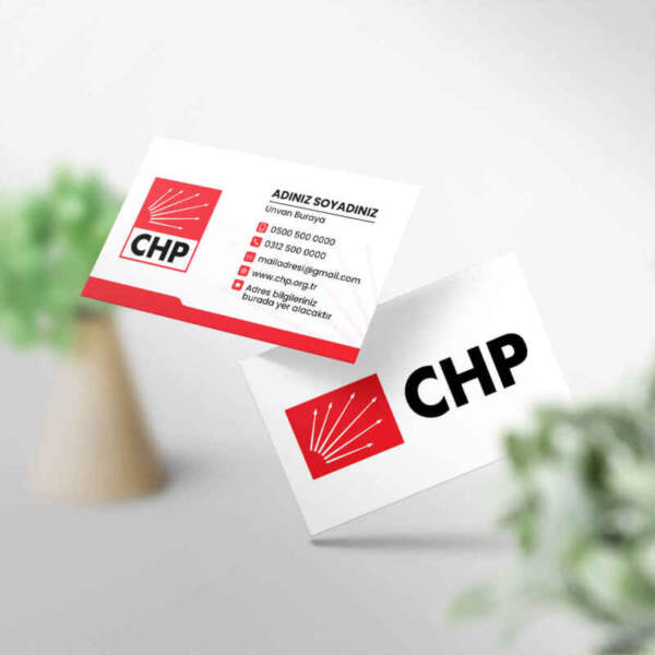 CHP Kartvizit Baskı (Model M0005)