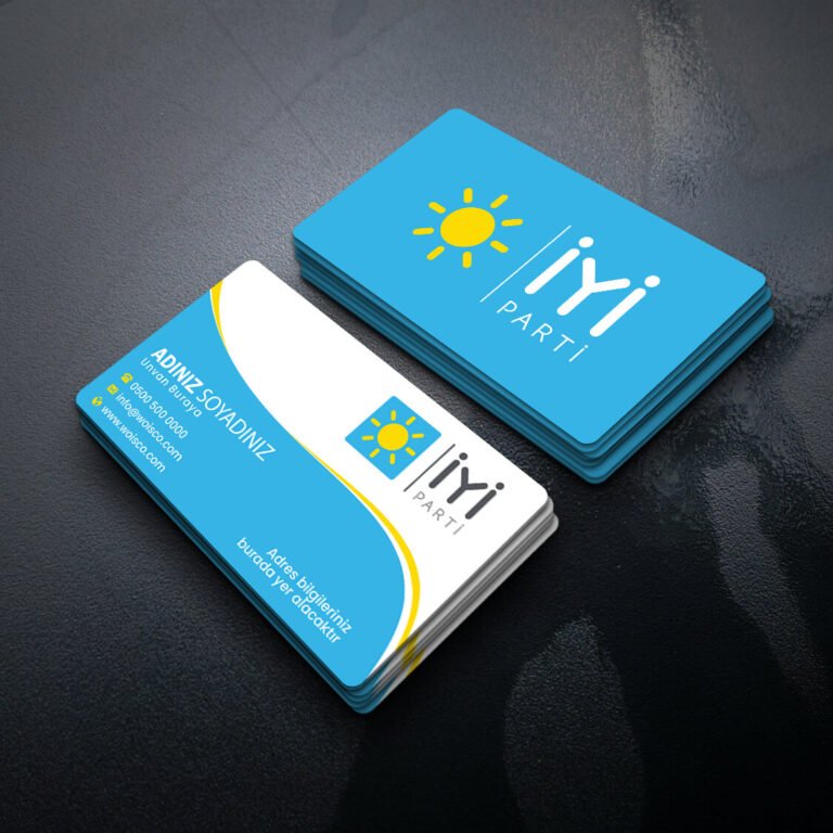 İyi Parti Kartvizit 1000 Adet Baskı (Model M015)