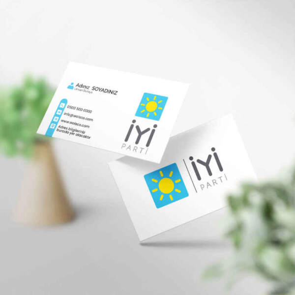 İyi Parti Kartvizit 1000 Adet Baskı (Model M021)