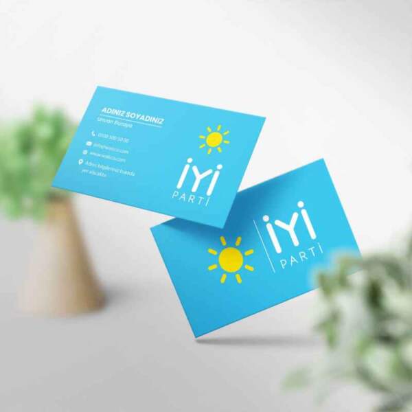 İyi Parti Kartvizit 1000 Adet Baskı (Model M023)