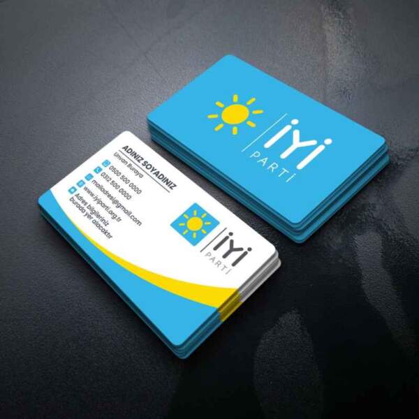 İyi Parti Kartvizit 1000 Adet Baskı (Model M025)