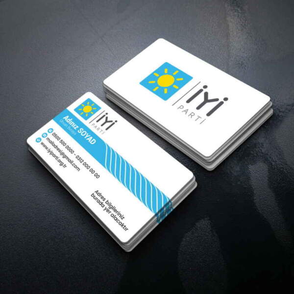 İyi Parti Kartvizit 1000 Adet Baskı (Model M004)