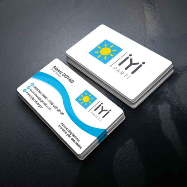 İyi Parti Kartvizit 1000 Adet Baskı (Model M006)