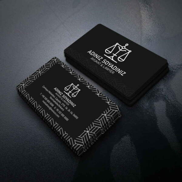 700gr Oval Kesim Sıvama Kartvizit Baskı M309