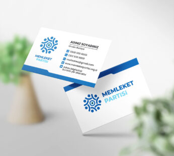 Memleket Partisi Kartvizit 1000 Adet Baskı -Md:01