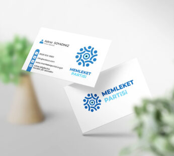 Memleket Partisi Kartvizit 1000 Adet Baskı -Md:12