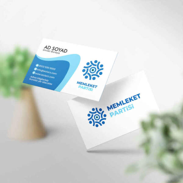 Memleket Partisi Kartvizit Baskı Md:15