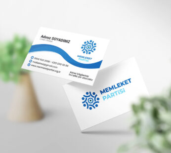 Memleket Partisi Kartvizit 1000 Adet Baskı -Md:03